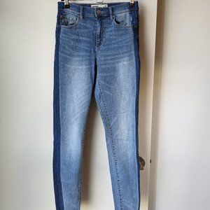 Garage High Rise Jeans w/ Side Stripe (Size: 7)
